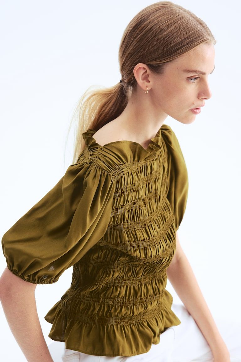 Smocked Blouse