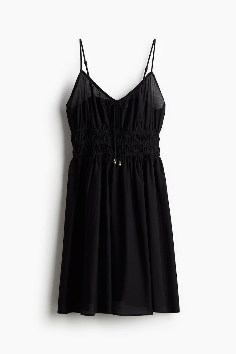Smocked Strappy Dress