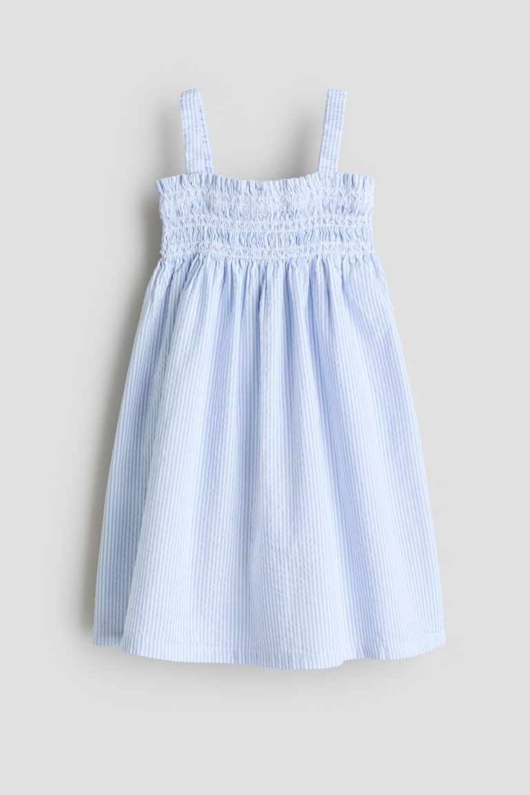 Smocked Strappy Dress