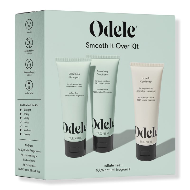 Smooth it Over Kit for Shine + Frizz Control