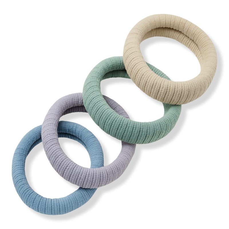 Soft Essentials Pony Elastics in Cylinder - Cloud Whisper