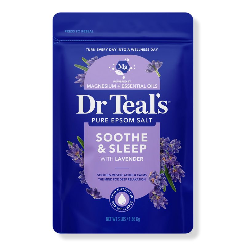 Soothe & Sleep with Lavender Pure Epsom Salt Soaking Solution