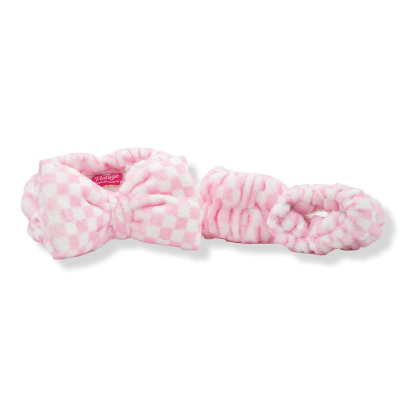 Spa Headband and Wrist Cuff Set