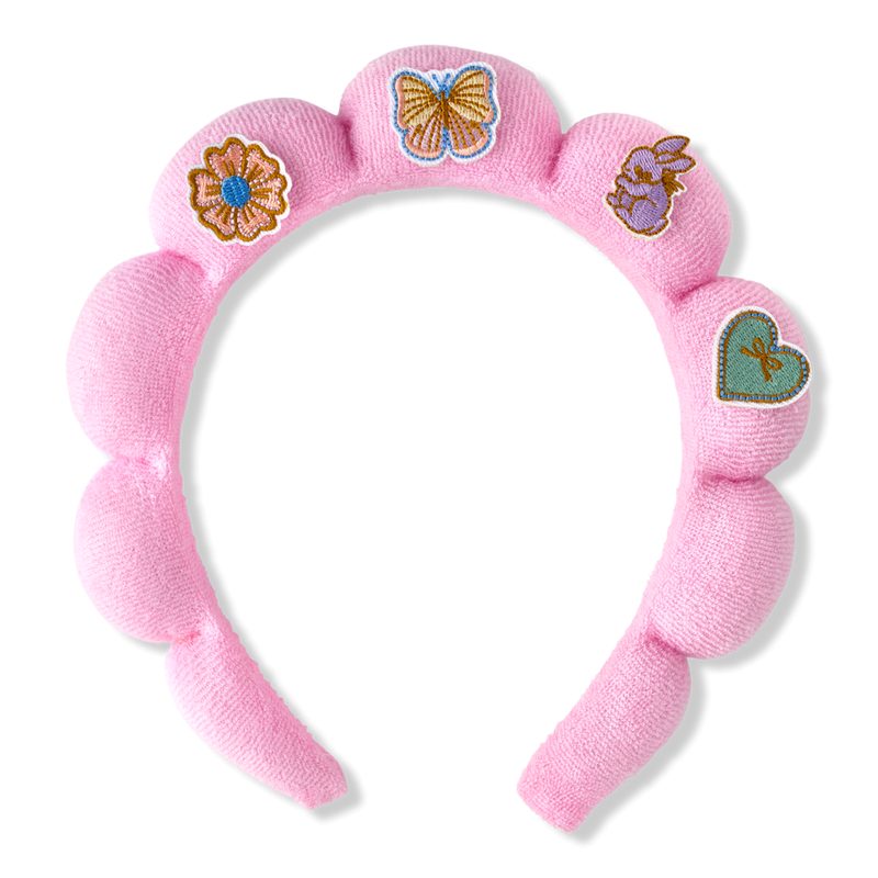 Spa Headband with Patches - Pink