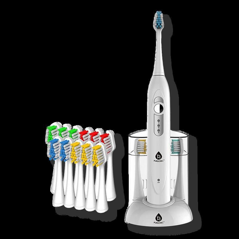 SPM Electric Movement Rechargeable Electric Toothbrush - White