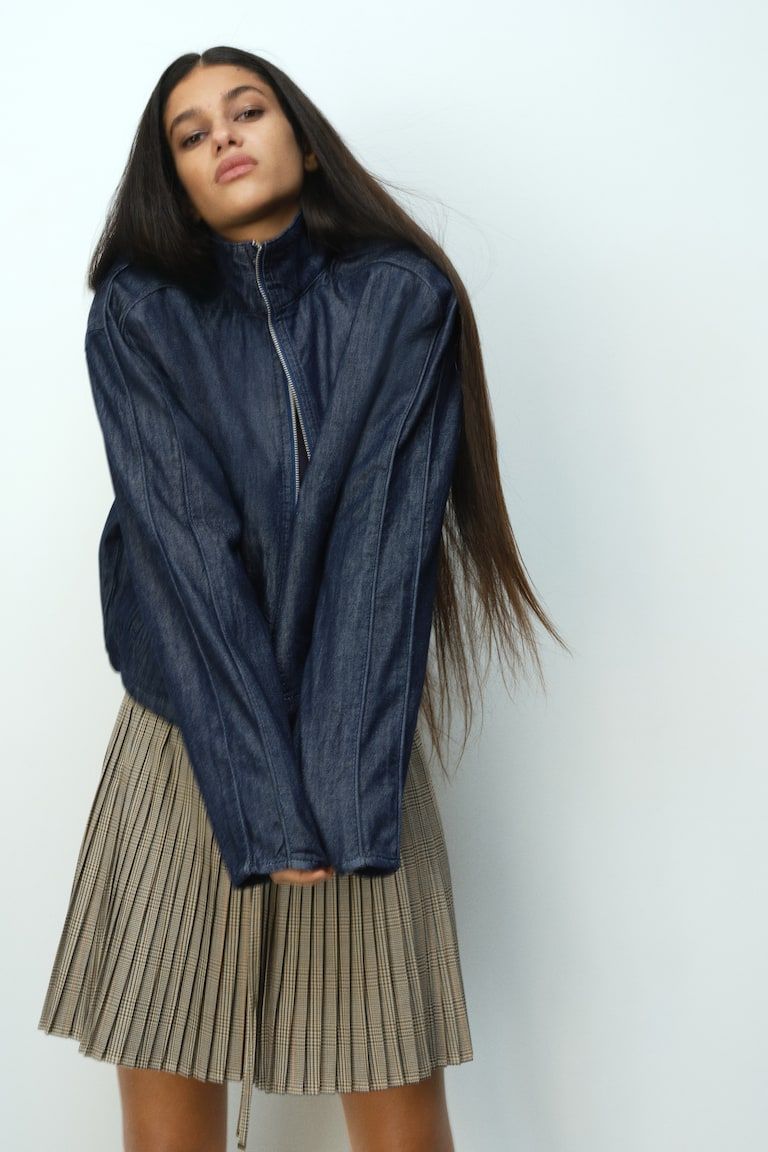 Sporty Denim Jacket