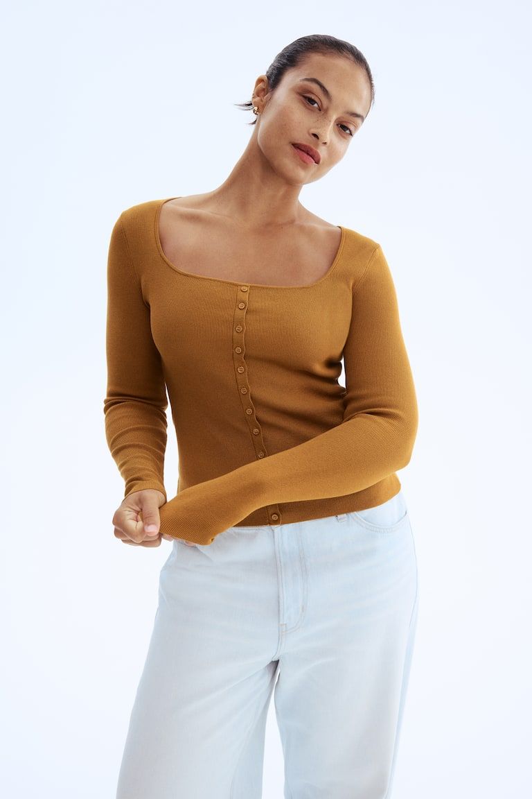 Square-Neck Top