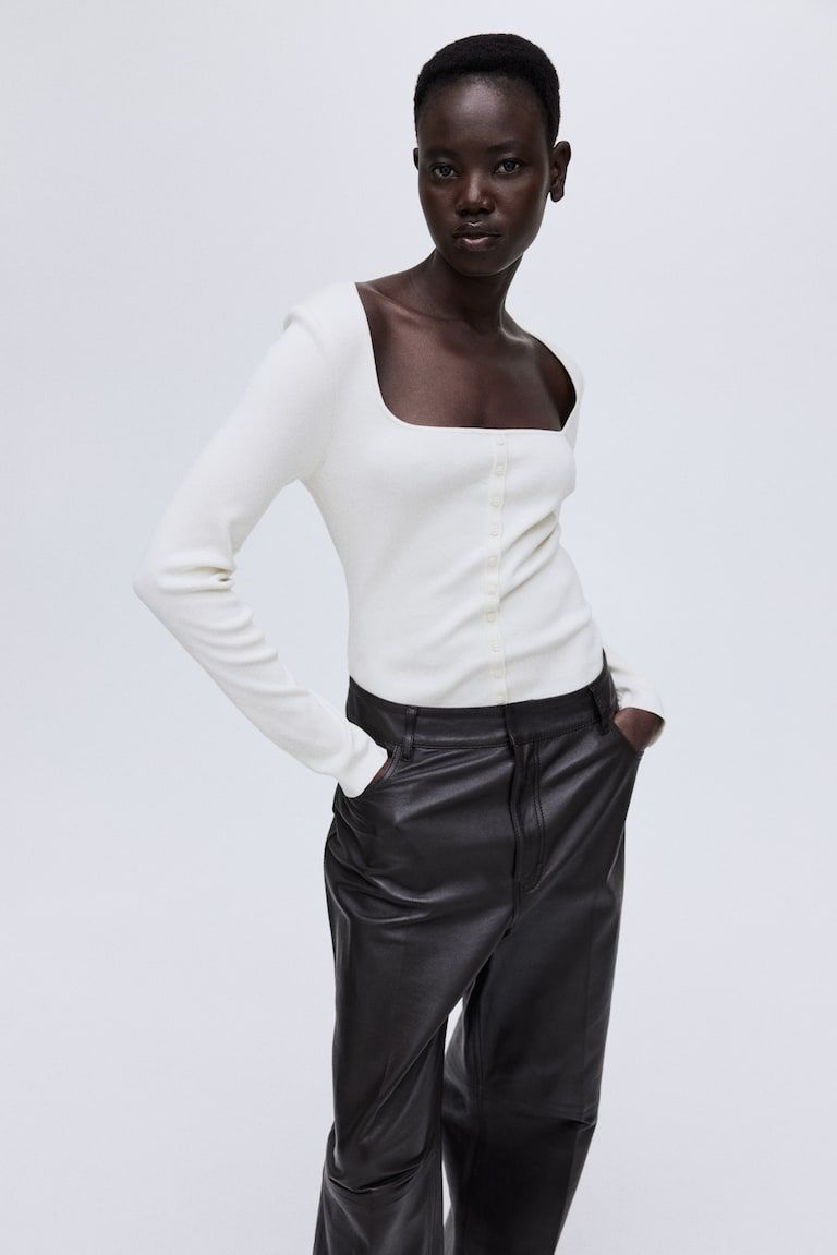Square-Neck Top