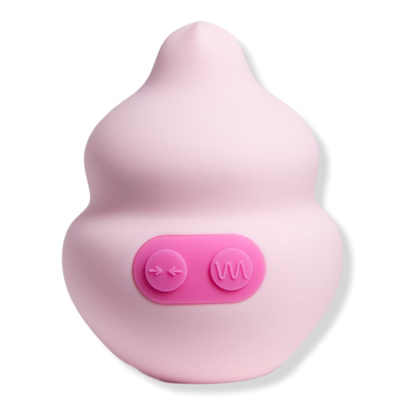Squish Squeeze Responsive Vibrator - Quartz/Cerise