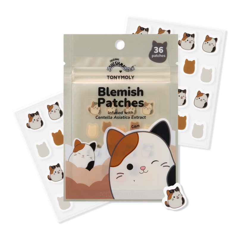 Squishmallows Hydrocolloid Blemish Patches - Cam