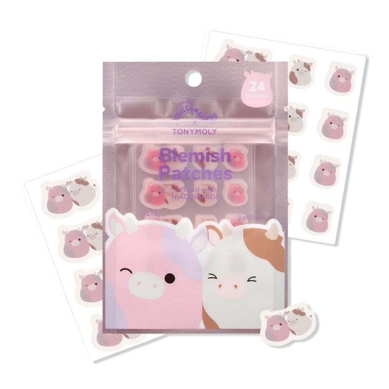Squishmallows Hydrocolloid Blemish Patches - Patty & Ronnie