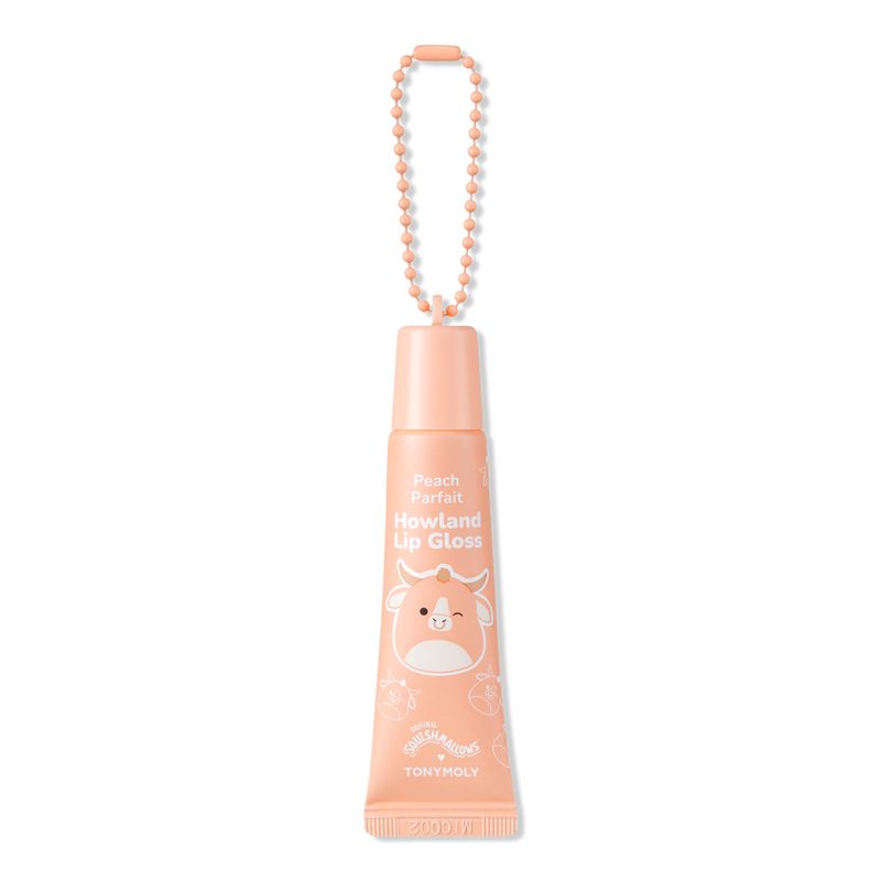 Squishmallows Key Chain High Shine Lip Gloss - Howland Peach Parfait