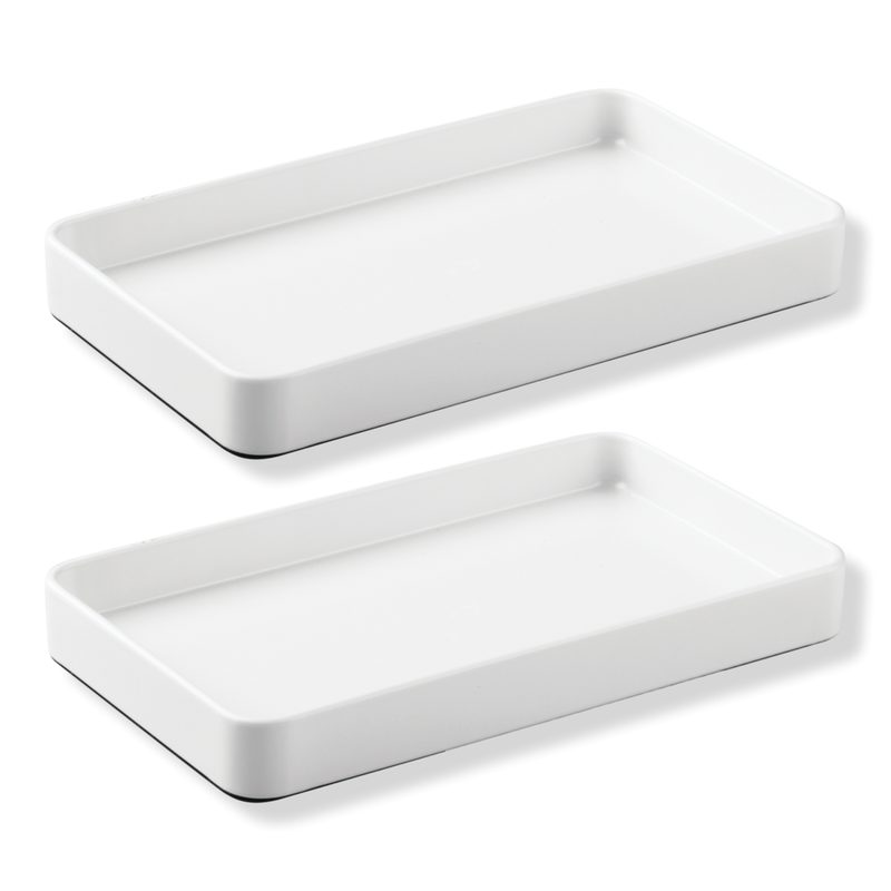 Steel Bathroom Vanity Tray - 2 ct