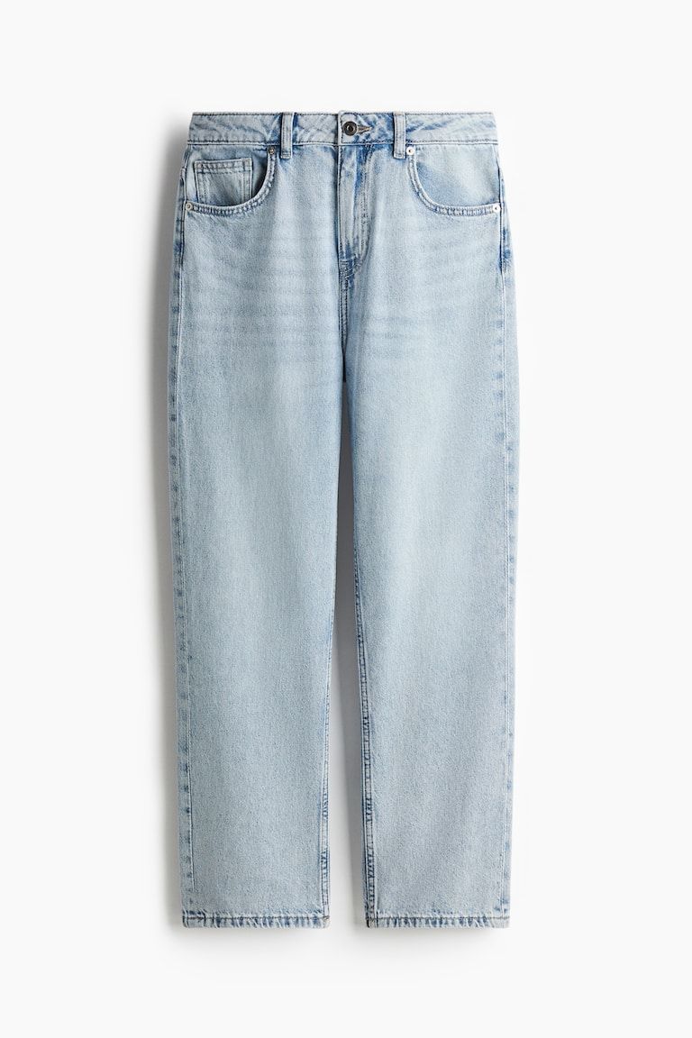 Straight High Ankle Jeans