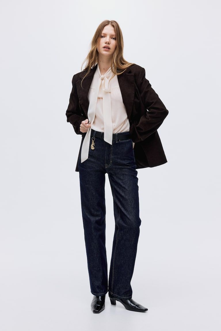 Straight High Jeans