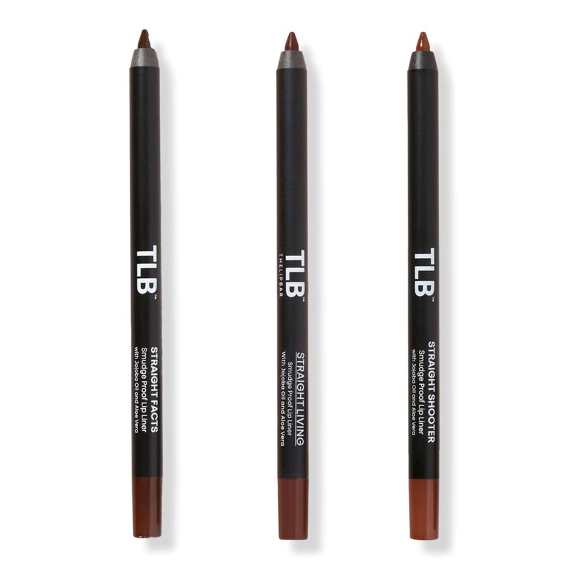 Straight Line Creamy Lip Liner Trio Set - Straight Facts, Straight Livin, Straight Shooter