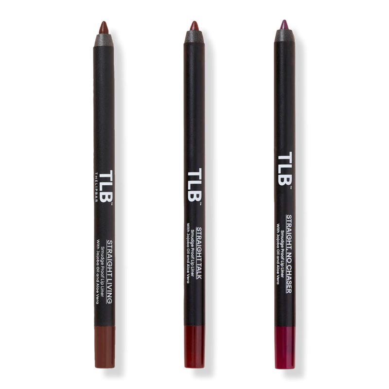 Straight Line Creamy Lip Liner Trio Set - Straight Livin', Straight Talk, Straight No Chaser