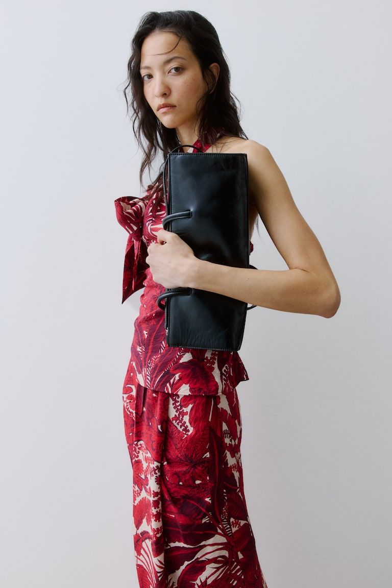 Strap-Detail One-Shoulder Top