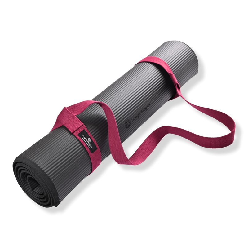 Strap Sling Yoga Mat Carrier - Raspberry