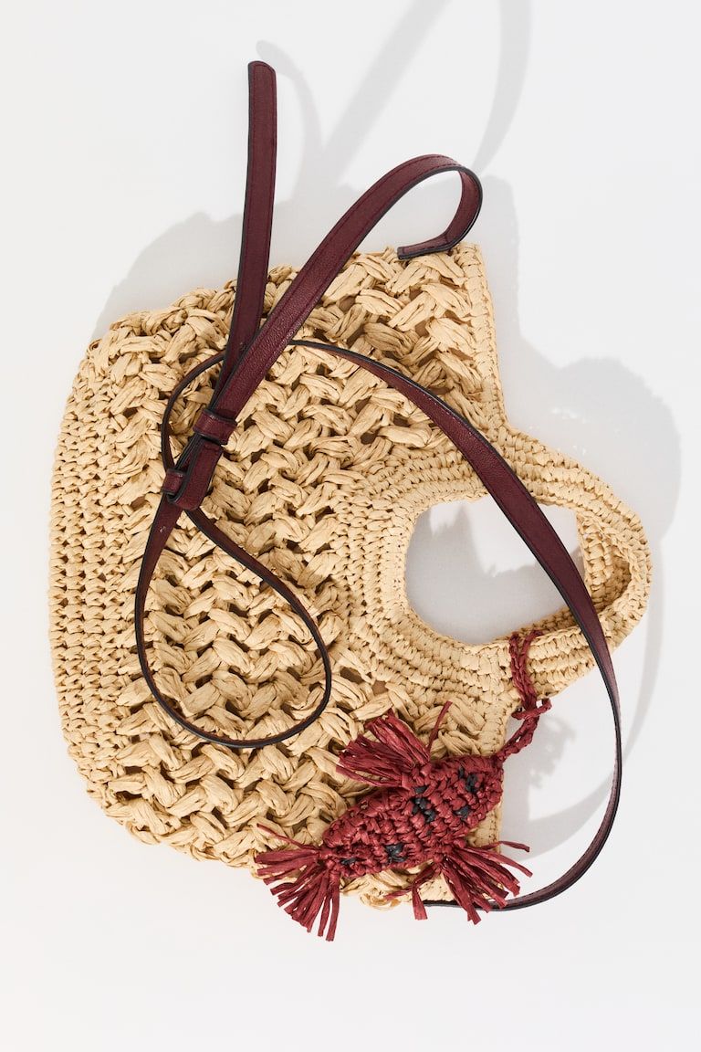 Straw Crossbody Bag