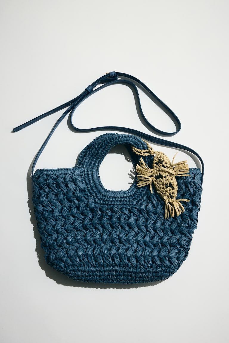 Straw Crossbody Bag