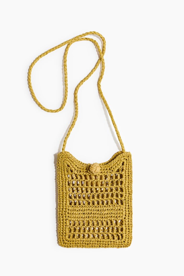 Straw Phone Bag