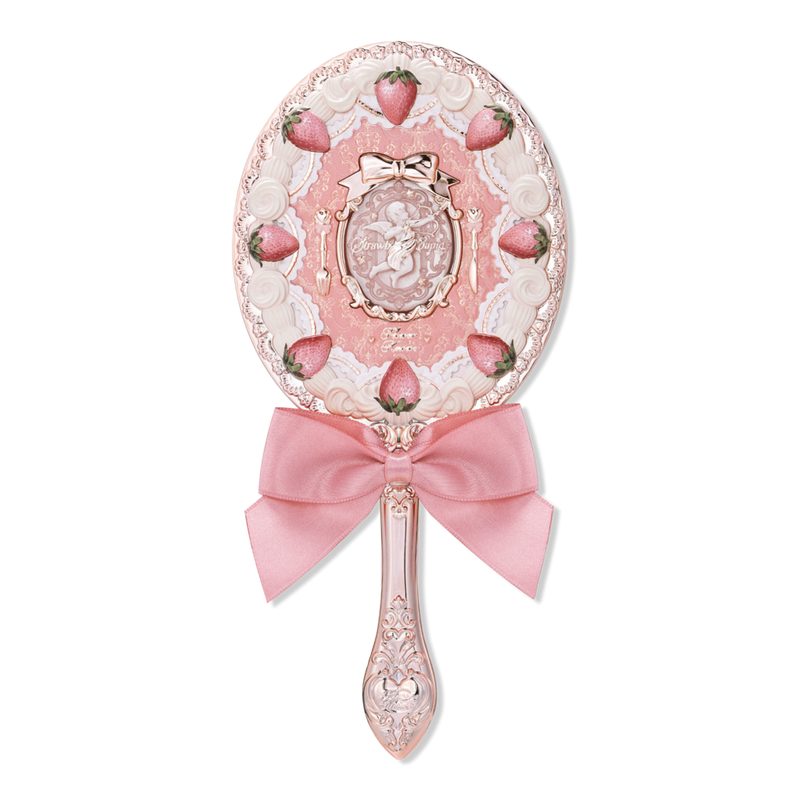 Strawberry Cupid Collection Hand Mirror - Milky Pink