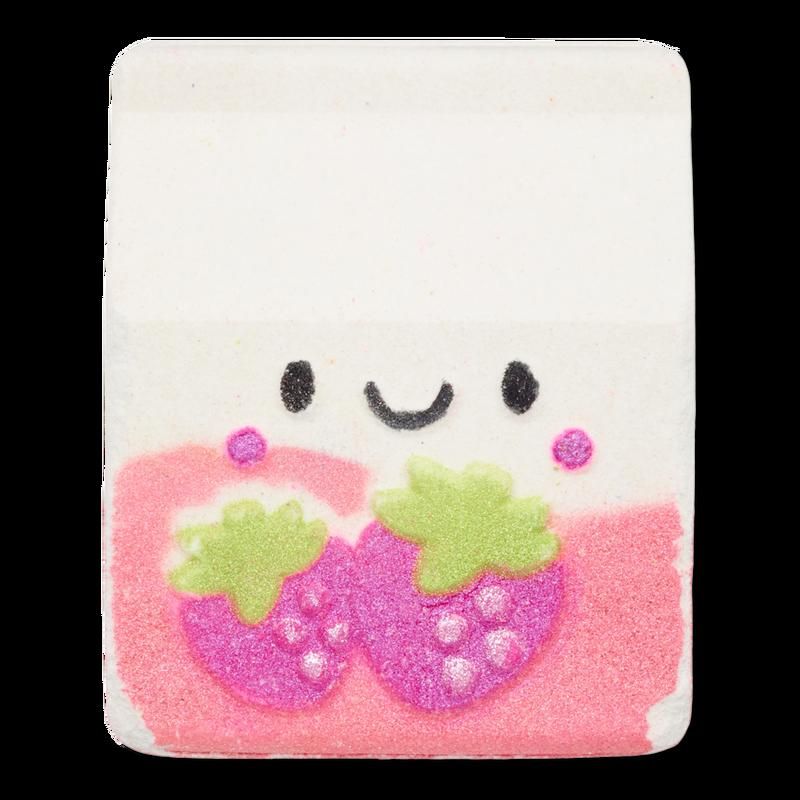 Strawberry Milk Carton Bath Bomb Fizzer
