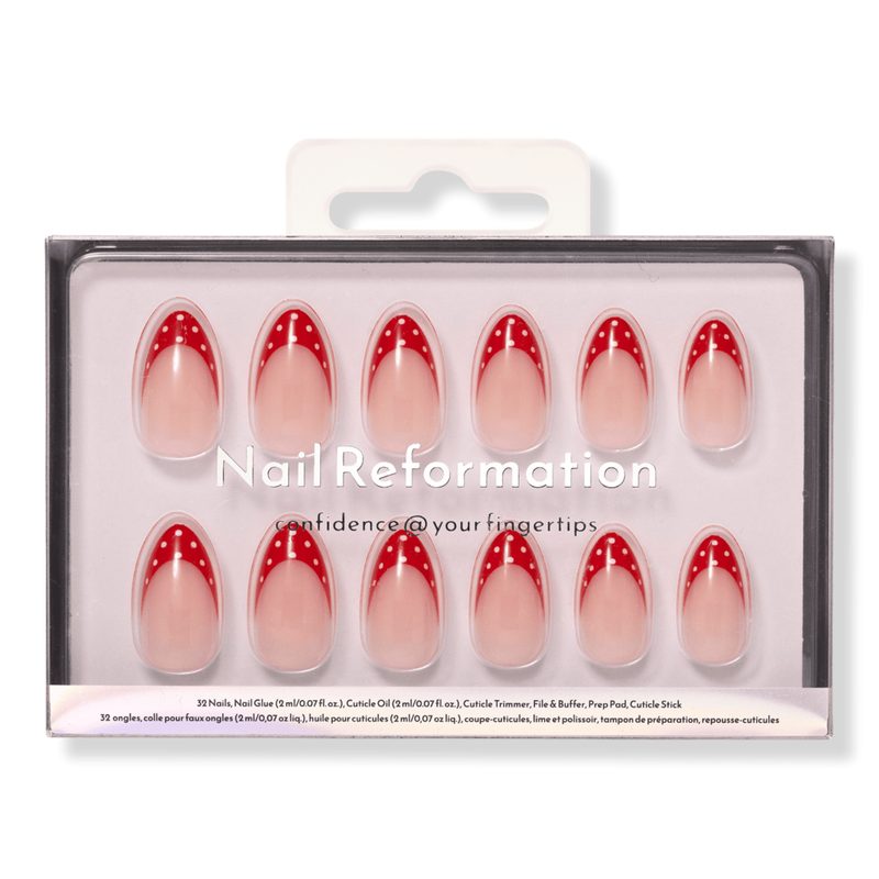 Strawberry Seed Press On Nails