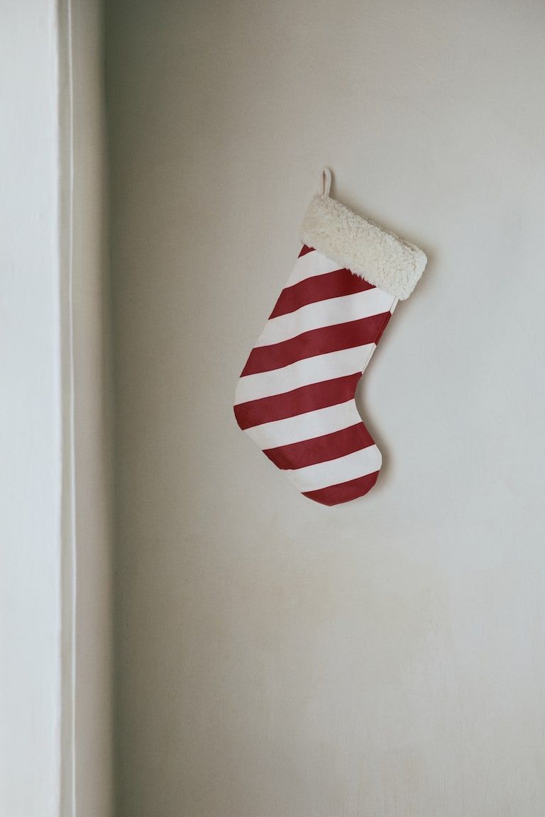 Striped Christmas Stocking