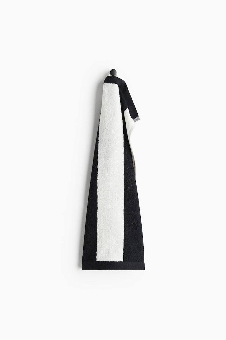 Striped Cotton Terry Guest Towel