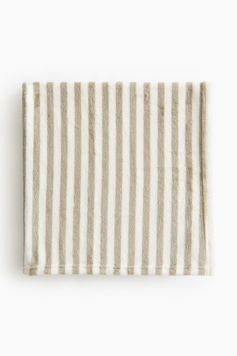 Striped Fleece Blanket