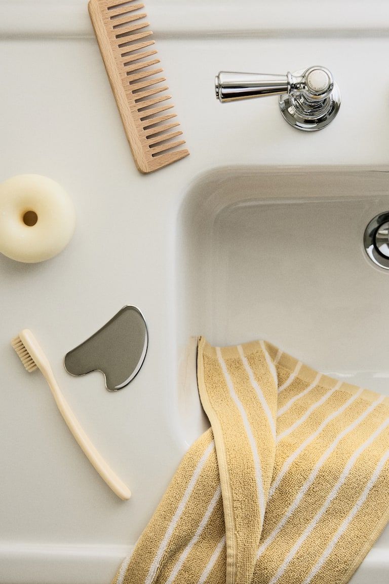 Striped Guest Towel