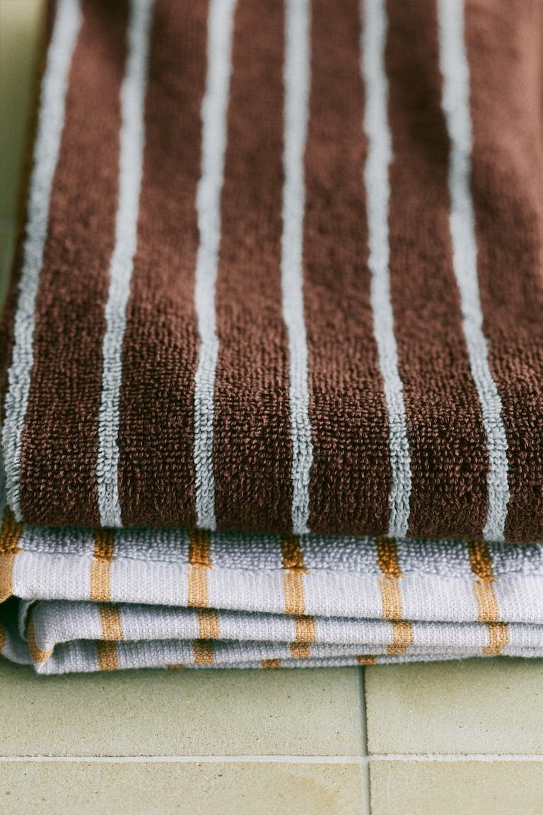 Striped Guest Towel