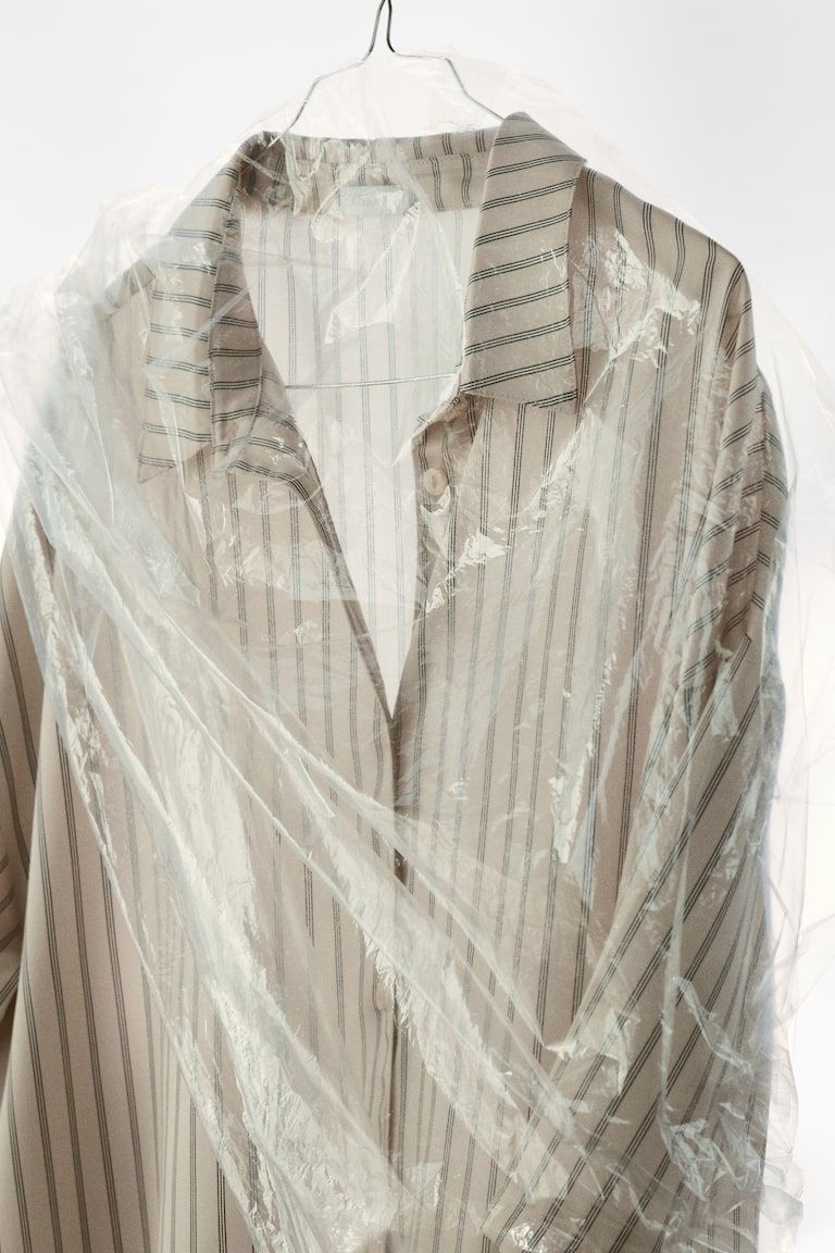 Striped Lyocell Satin Pajamas