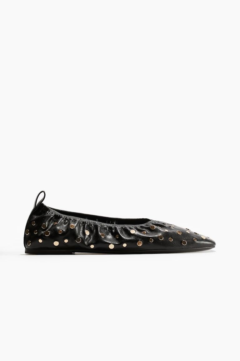 Studded Ballet Flats