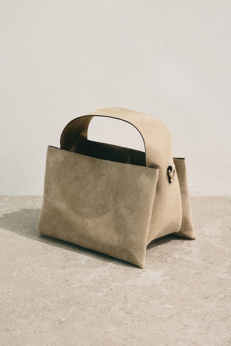 Suede Crossbody Bag