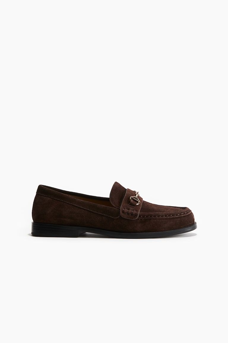 Suede loafers