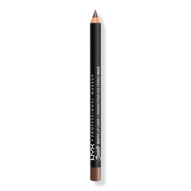 Suede Matte Lip Liner Velvet Soft Vegan Lip Pencil - Brooklyn Thorn