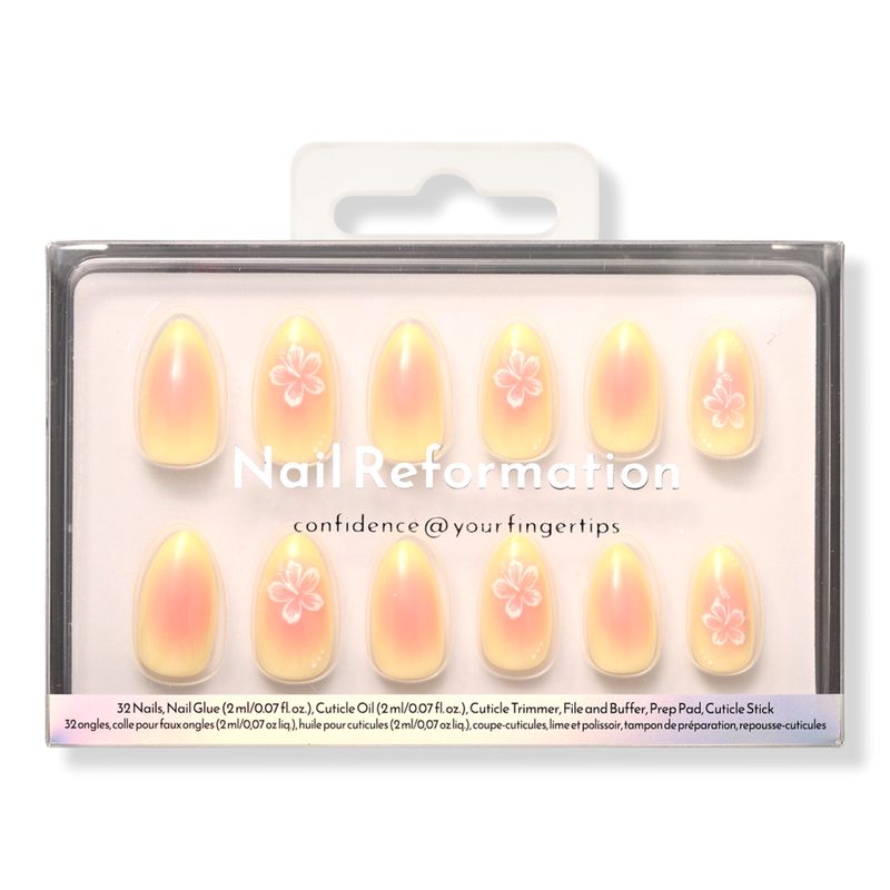 Sun Petal Press On Nails