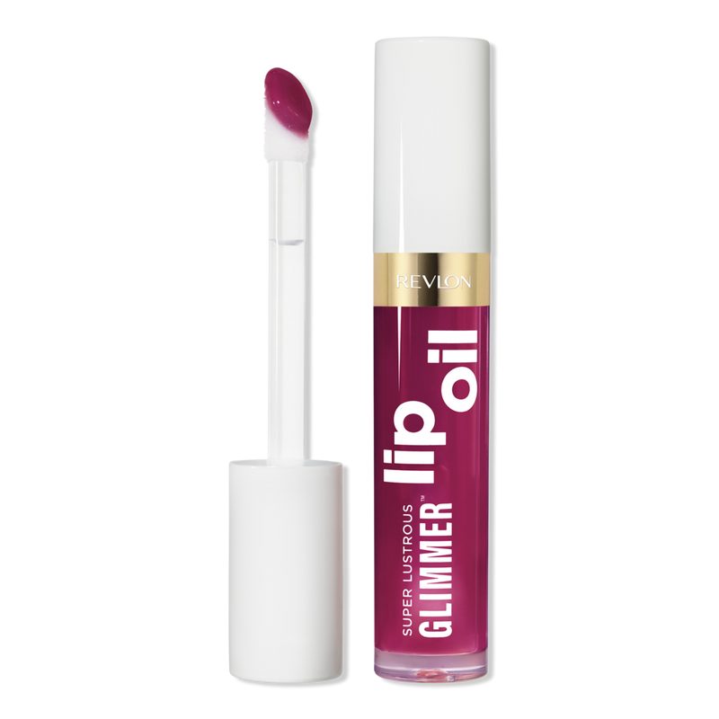Super Lustrous Glimmer Lip Oil - Plum Pop