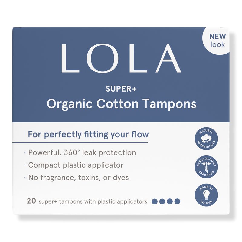 Super Plus Organic Cotton Tampons