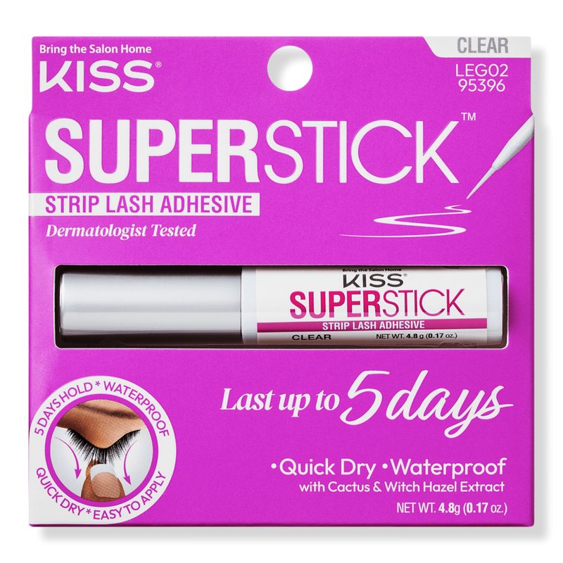 Super Stick 5-Day Extended Wear Strip Lash Adhesive - Clear