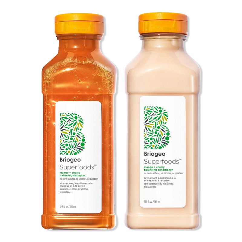 Superfoods Mango + Cherry Balancing Shampoo + Conditioner Duo