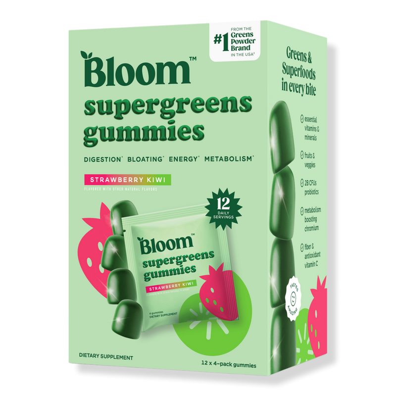 Supergreens Gummies - Strawberry Kiwi