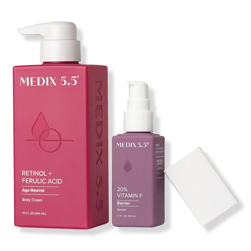 Support + Firm Duo | Retinol + Ferulic Acid Body Cream, 20% Vitamin F Serum