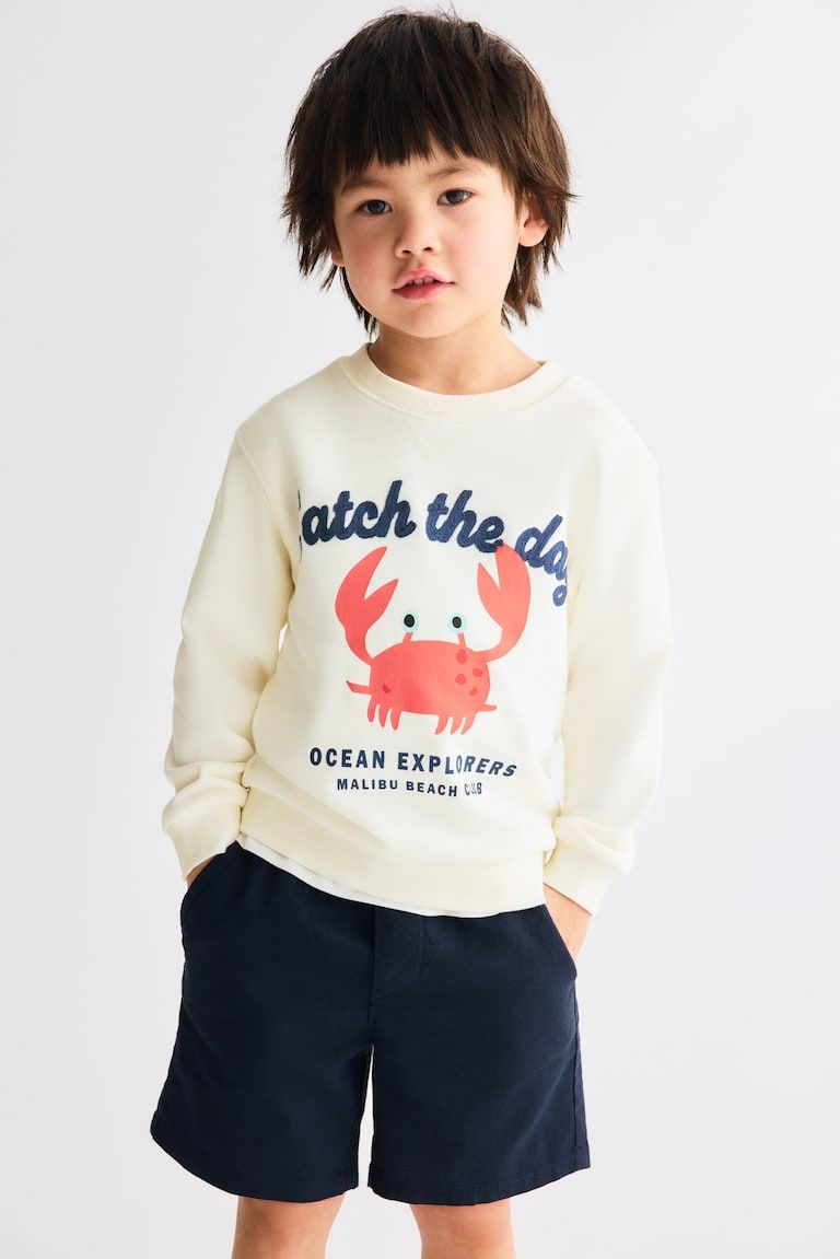 Sweatshirt with Motif
