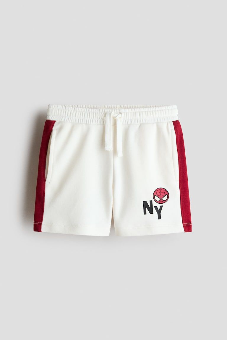 Sweatshorts with Printed Motif