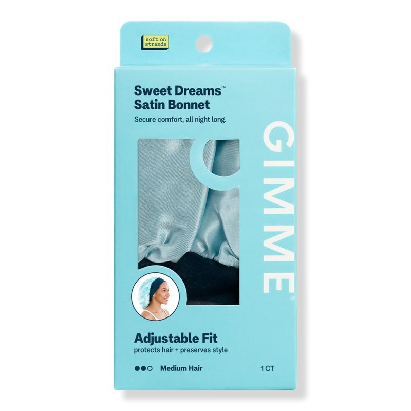 Sweet Dreams Satin Sleep Bonnet - Medium Hair