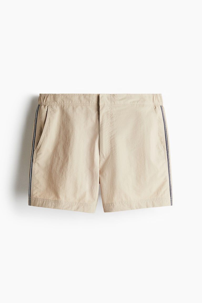 Swim Shorts with Piping